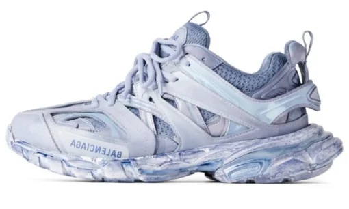 Track panelled sneakers