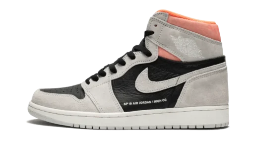 Air Jordan 1 High Neutral Grey Hyper Crimson