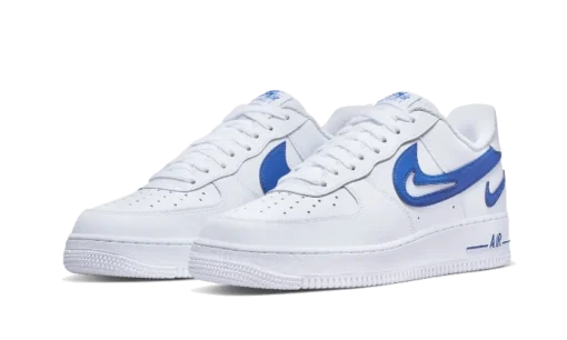 Cut Out Swoosh White Game Royal - immagine 2